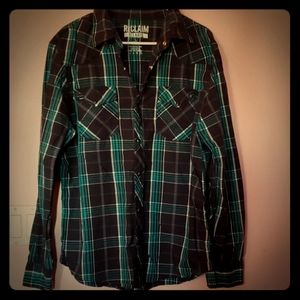 Reclaim relaxed fit button up